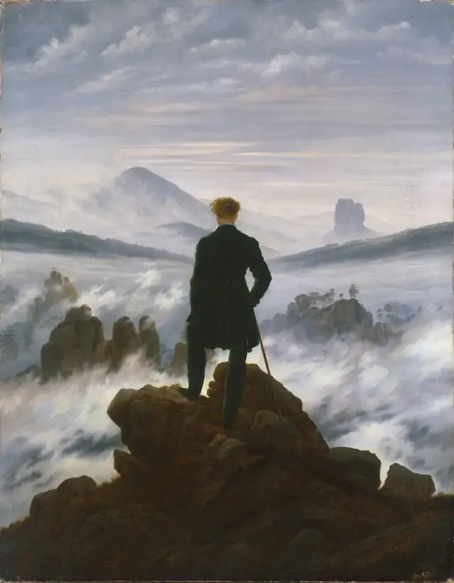 EuropeanMasters Caspar David Friedrich - Wanderer above the Sea of Fog