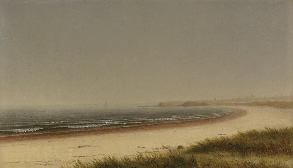 James Augustus Suydam Beach Scene Newport 1890