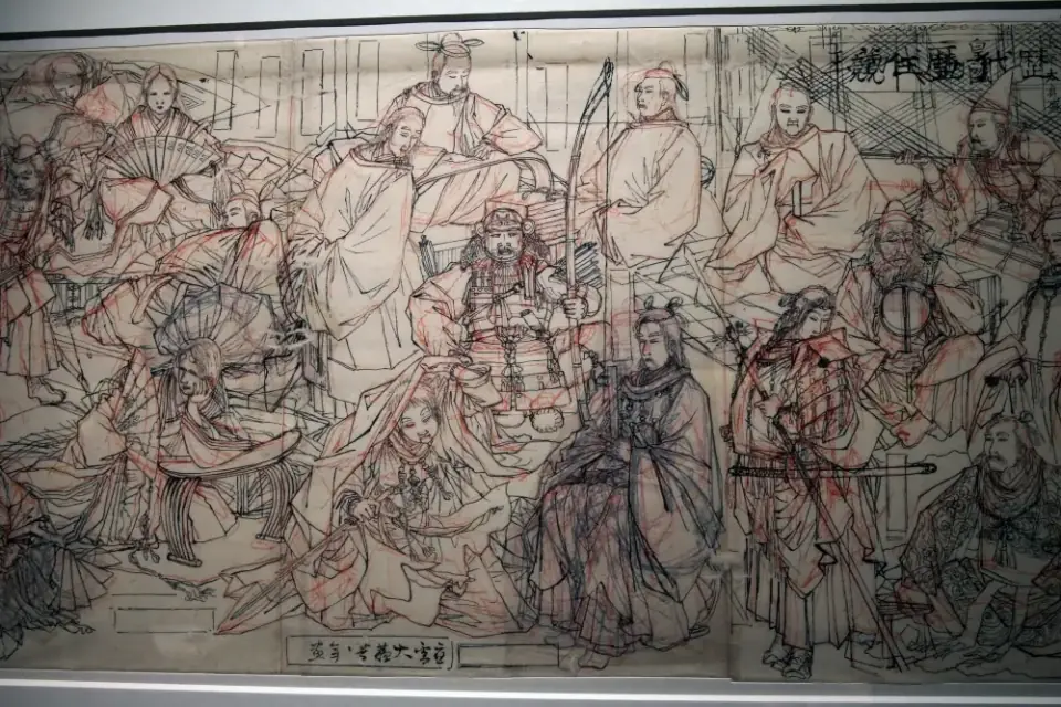 japanese Musée Guimet MNAAG Expo Meiji Esquisse Tsukioka Yoshitoshi 1